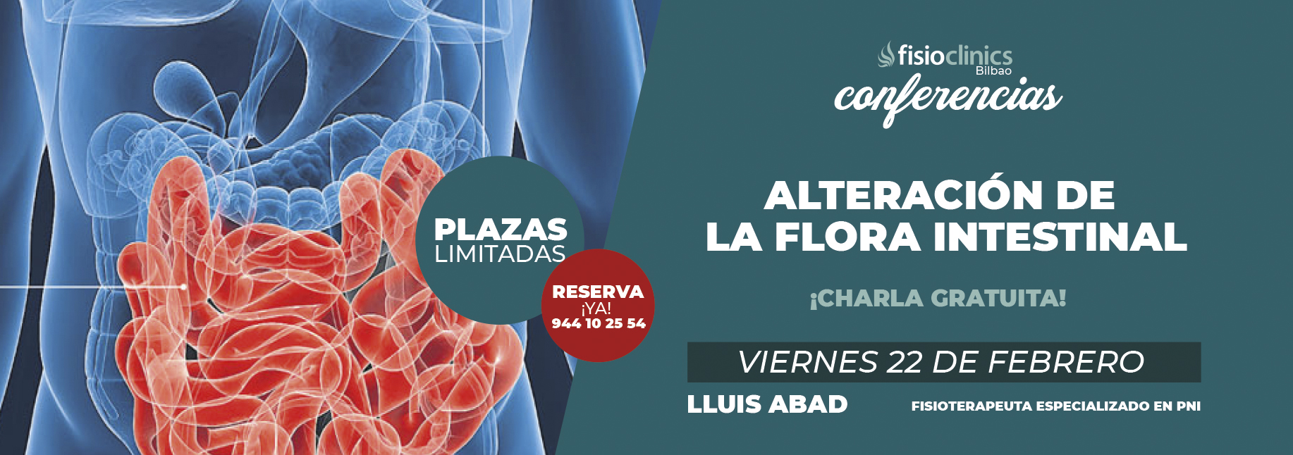 conferencia charla gratuita flora intestinal alteracion 